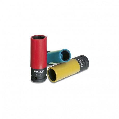 Kraft Steckschlüssel 903 SPC/3, 1/2" (mehrfarbig, mit farbigen Hülsen, für Alu-Felgen)