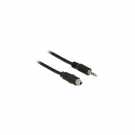 DeLOCK 1m, 2x3.5mm audio cable 3.5mm Black