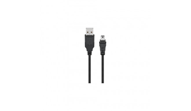 Goobay USB 2.0 Hi-Speed Cable, black, 3m