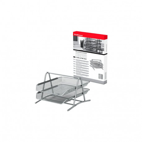 Letter tray ErichKrause® Compass, Classic, silver