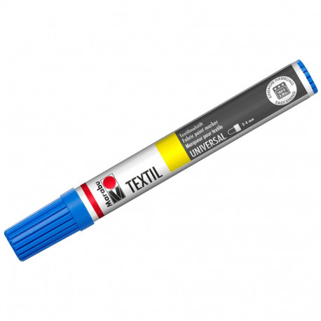 Tekstiilimarker Marabu 095, 4mm sinine