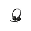 Logitech H390 Wired Headset, USB-C, Black
