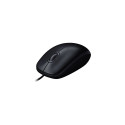 Logitech M100 Wired Mouse USB-A 1000 DPI, Black