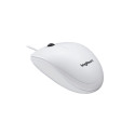Logitech B100 Wired Mouse, USB Type-A, Optical, 800 DPI, White