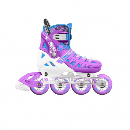SKATES 38-41 PURPLE/WHITE