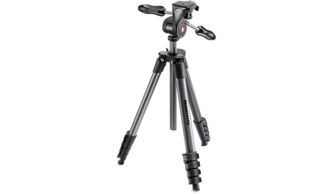 Manfrotto statiiv MKCOMPACTADV-BK, must