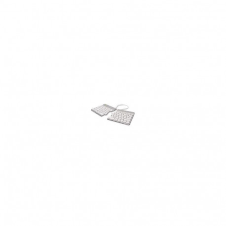 R-Go Tastatur Split Break US-Layout Bluetooth          weis