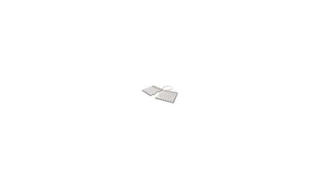 R-Go Tastatur Split Break US-Layout Bluetooth          weis