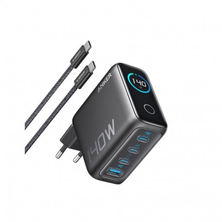 AC adapter Anker, GaN, 4-Port, PD 3.1, 5-20V/140W
