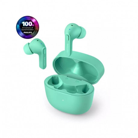 Täielikult juhtmevabad kõrvaklapid Philips, roheline