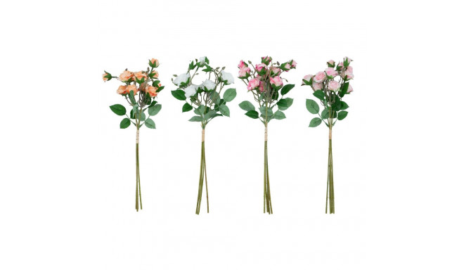 Artificial flower FLOWERLY 4pcs "Shrub Roses" in bouquet, mix
