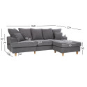 Corner sofa JAMAICA grey