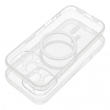 Case for Samsung S26 PLUS Clear Mag Cover - Glitter (STR) compatible with MagSafe transparent glitte
