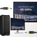 DisplayPort 1.4 must kaabel, 5m