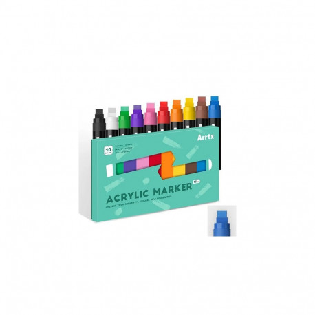 Acrylic Marker Pens ARRTX Jumbo, 10 Colours