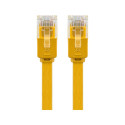 Goobay CAT 6 Flat Patch Cable, U/UTP, yellow 3 m