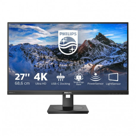 Philips 279P1/00 27-tolline 3840x2160 IPS lame reguleeritava kõrgusega USB-C dokiga monitor RJ45x1 U