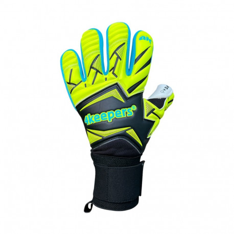 4Keepers laste väravavahikindad Force V5 25 Wave NC 6, must-roheline fluo