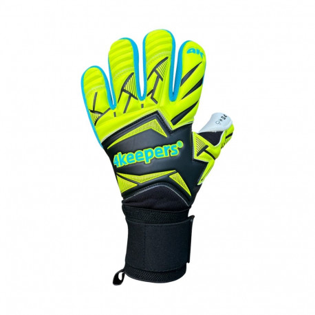 Rękawice bramkarskie 4Keepers Force V5 25 Wave NC czarno-zielone fluo 9,5