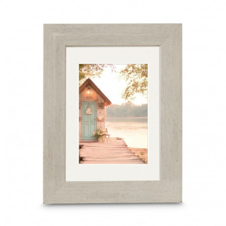 Hama Cottage Plastic Frame 13x18 Taupe incl.Passepartout   193339