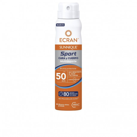 ECRAN SUNNIQUE SPORT bruma cara y cuerpo 75 ml