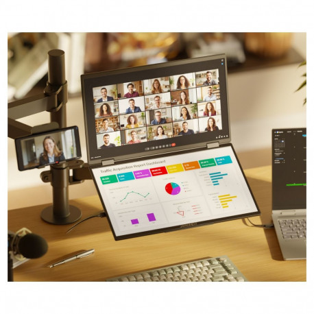 "JapanNext FHD Doppelmonitor 39,62cm (15,6"")"