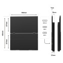 "JapanNext FHD Doppelmonitor 39,62cm (15,6"")"