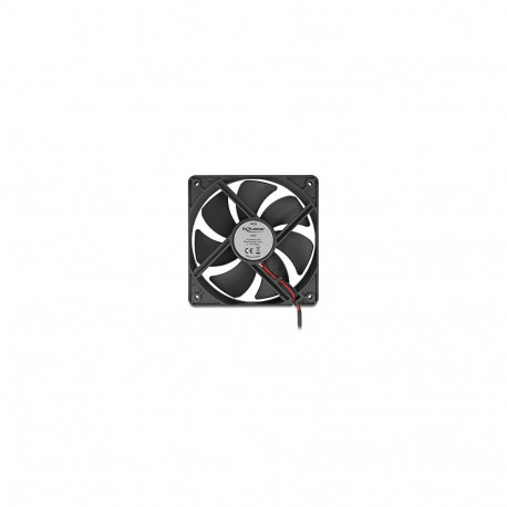 "Delock Axiallüfter 5 V DC, 120 x 120 x 25 mm schwarz"