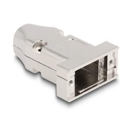 "Gehäuse für D-Sub 9 Pin Stecker / Buchse mit Zugentlastung Zinklegierung"