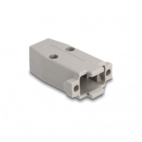 "Gehäuse für D-Sub 9 Pin Stecker / Buchse mit Gummidichtungen"