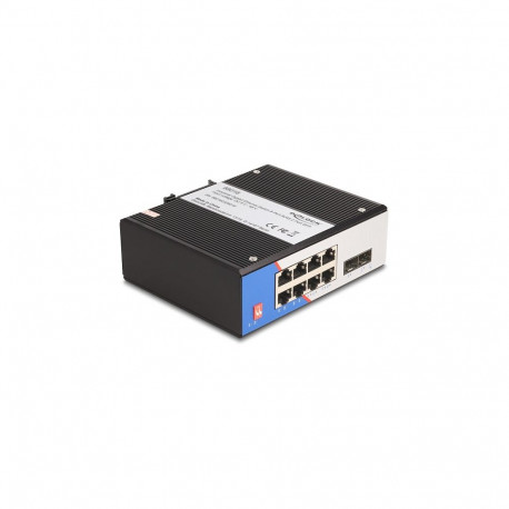 Tööstuslik Gigabit Ethernet lüliti 8 Port RJ45 2 Port SFP DIN-liistule