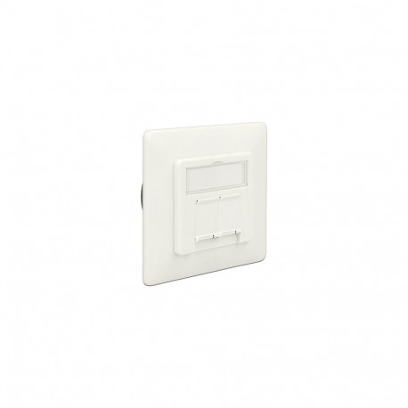 "Netzwerk Anschlussdose Unterputz 2 Port RJ45 Cat.6A LSA"