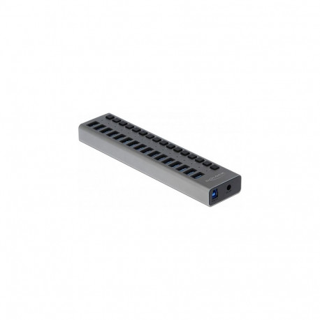 "Externer USB 5 Gbps Hub mit 16 Ports + Schalter"