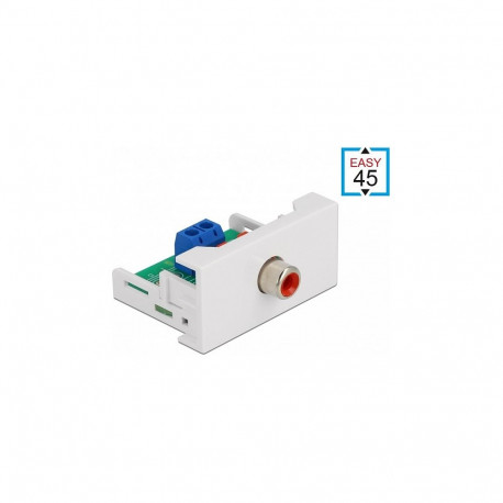 "Easy 45 Modul Cinch Buchse 22,5 x 45 mm"