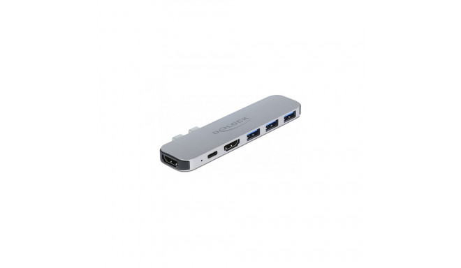 MacBook dokkimisjaam kahe HDMI 4K / PD jaotur