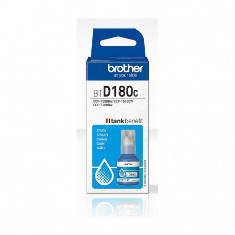 "Brother Tintenflasche BTD-180C Cyan (ca. 5000 Seiten)"