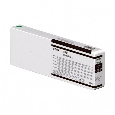 "Epson Tintenpatrone UltraChrome HDX/HD photo black 700 ml T 55K1"