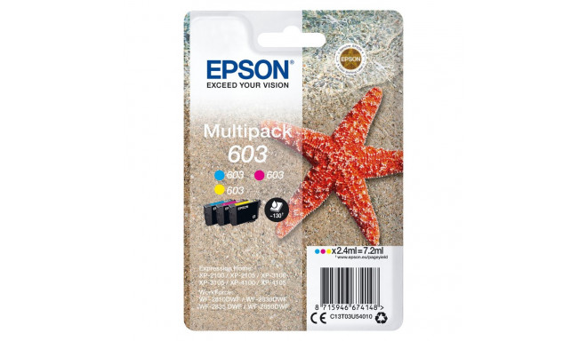 Epson 603 tindikassettide multipakk (3 värvi)