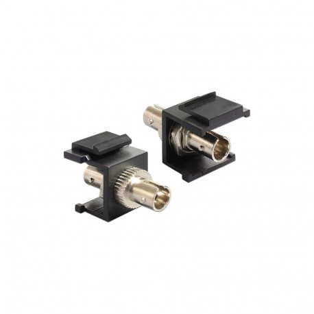 "Keystone Modul ST Simplex Buchse > ST Simplex Buchse schwarz"