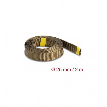 Basaltkiust punutud rüü 2 m x 25 mm pruun