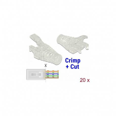 "Knickschutz für RJ45 Crimp+Cut Stecker 20 Stück"