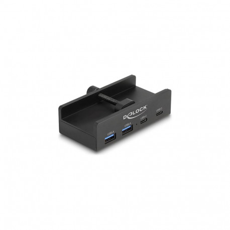 "Externer USB 5 Gbps 4 Port Hub 2 x USB Typ-A und 2 x USB Type-C™ mit Feststellschraube"