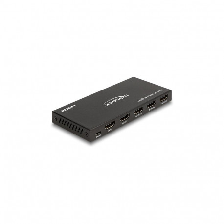 "HDMI Splitter 1 x HDMI in zu 4 x HDMI out 4K 60 Hz mit Downscaler"