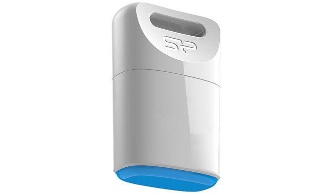Silicon Power flash drive 8GB Touch T06, white