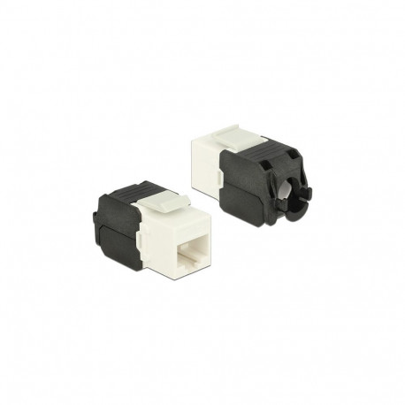 "Keystone Modul RJ45 Buchse > LSA Cat.6A UTP weiß"