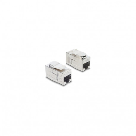 "Keystone Modul Kupplung RJ45 Buchse zu RJ45 Buchse Cat.6A geschirmt"