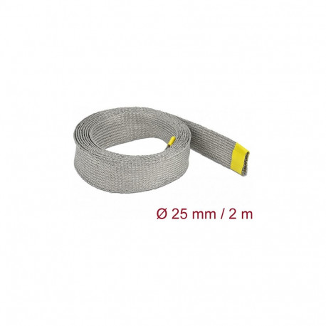 "Geflechtschlauch zur EMV Abschirmung dehnbar 2 m x 25 mm"
