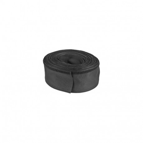 "Gewebeschlauch mit Klettverschluss hitzebeständig 10 m x 20 mm schwarz"