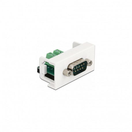 "Easy 45 Modul D-Sub 9 Pin Stecker zu 10 Pin Terminalblock 22,5 x 45 mm"