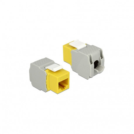 "Keystone Modul RJ45 Buchse > LSA Cat.6 UTP gelb"